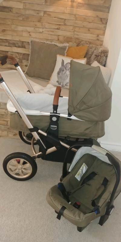 mothercare green pram